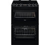 ZANUSSI 60CM FREESTANDING ELECTRIC COOKER BLACK ZCV66250BA