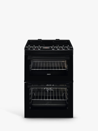 ZANUSSI 60CM ELECTRIC COOKER WITH CERAMIC HOB BLACK ZCV69360BA